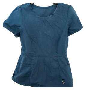 Caribbean blue Jaanuu scrub top